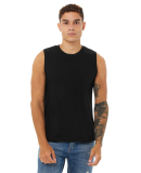 BELLA+CANVAS 3483 Mens Jersey Muscle Tank in Black