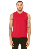 BELLA+CANVAS 3483 Mens Jersey Muscle Tank in Red