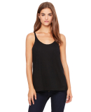 BELLA 8838 Womens Flowy Tank Top in Black