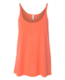 BELLA 8838 Womens Flowy Tank Top in Coral