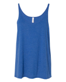 BELLA 8838 Womens Flowy Tank Top in True royal triblend