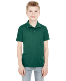 8210Y UltraClub® Youth Cool & Dry Mesh Piqué Pol in Forest green