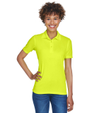 8210L UltraClub Ladies' Cool & Dry Mesh Piqué Pol in Bright yellow