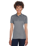 8210L UltraClub Ladies' Cool & Dry Mesh Piqué Pol in Charcoal