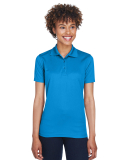 8210L UltraClub Ladies' Cool & Dry Mesh Piqué Pol in Pacific blue