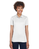 8210L UltraClub Ladies' Cool & Dry Mesh Piqué Pol in White