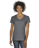 5V00L Gildan Heavy Cotton™ Ladies' V-Neck T-Shir in Charcoal