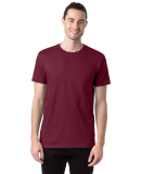 4980 Hanes 4.5 ounce Ring-Spun T-shirt in Maroon