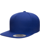 Yupoong 5089M Five Panel Wool Blend Snapback in Royal