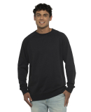 Next Level N9000 Unisex Terry Raglan Pullover in Black