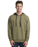 Next Level 9301 Unisex French Terry Pullover Hoody in Military green/ black
