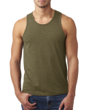 Next Level 6233 Men's Premium Fitted CVC Tank in Military green