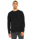 BELLA+CANVAS 3945 Unisex Drop Shoulder Sweatshirt in Black