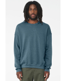 BELLA+CANVAS 3945 Unisex Drop Shoulder Sweatshirt in Heather deep teal