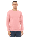 BELLA+CANVAS 3945 Unisex Drop Shoulder Sweatshirt in Pink