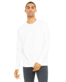 BELLA+CANVAS 3945 Unisex Drop Shoulder Sweatshirt in White