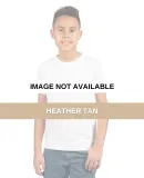 Next Level 3312 Boys CVC Crew Tee Heather Tan