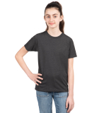 Next Level 3312 Boys CVC Crew Tee in Charcoal