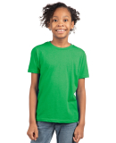 Next Level 3312 Boys CVC Crew Tee in Kelly green