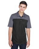 CE101 Ash City - Core 365 Men's Balance Colorblock in Black/ carbon