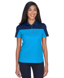 CE101W Ash City - Core 365 Ladies' Balance Colorbl in Electric blue/ classic navy