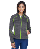 78697 Ash City - North End Sport Red Ladies' Flux  in Carbon/ acid green