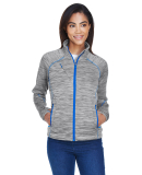 78697 Ash City - North End Sport Red Ladies' Flux  in Platinum/ olympic blue