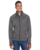 88697 Ash City - North End Sport Red Men's Flux Mélange Bonded Fleece Jacket