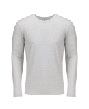 6071 Next Level Men's Triblend Long-Sleeve Crew Te in Heather white