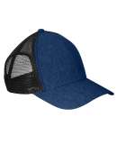 BA540 Big Accessories Sport Trucker Cap in Navy/ black