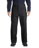 LP812 Dickies 7.75 oz. Industrial Flat Front Pant in Black _35