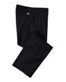LP812 Dickies 7.75 oz. Industrial Flat Front Pant in Black _36