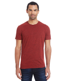 102A Threadfast Apparel Unisex Triblend Short-Slee in Cardinal black triblend
