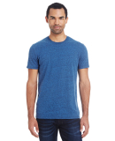 102A Threadfast Apparel Unisex Triblend Short-Slee in Royal black triblend