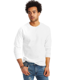 5586 Hanes® Long Sleeve Tagless 6.1 T-shirt - 558 in White