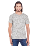 104A Threadfast Apparel Men's Blizzard Jersey Shor in Silver blizzard