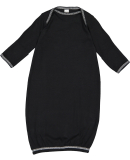 4406 Rabbit Skins Infant Baby Rib Lap Shoulder Lay in Black