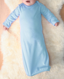 4406 Rabbit Skins Infant Baby Rib Lap Shoulder Lay in Light blue