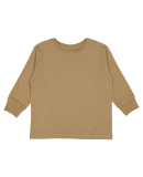 RS3302 Rabbit Skins Toddler Fine Jersey Long Sleev in Coyote brown