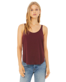 8802 Bella + Canvas - Women's Flowy Tank with Side in Maroon