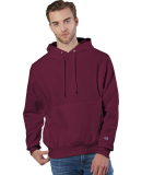 S1051 Champion Logo Reverse Weave Hoodie in Cardinal
