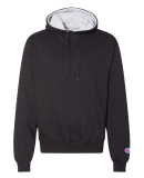 S1781 Champion Logo Cotton Max Pullover Hoodie in Black