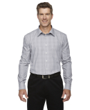 DG520 Devon & Jones Men's Crown Collection™ Glen in White/ graphite/ grey heather