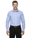 DG520 Devon & Jones Men's Crown Collection™ Glen in White/ light french blue