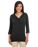 DP186W Devon & Jones Ladies' Perfect Fit⢠Y-Plac in Black