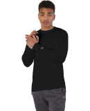 CC8C Champion Logo Long-Sleeve Tagless Tee in Black