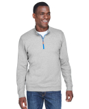 DG479 Devon & Jones Men's DRYTEC20™ Performance in Grey heather/ grey h/ french blue