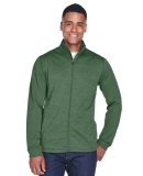 DG796 Devon & Jones Men's Newbury Colorblock Méla in Forest/ forest heather