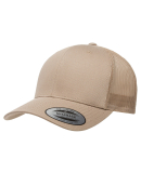 6606 Yupoong Retro Trucker Cap in Khaki