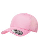 6606 Yupoong Retro Trucker Cap in Pink
